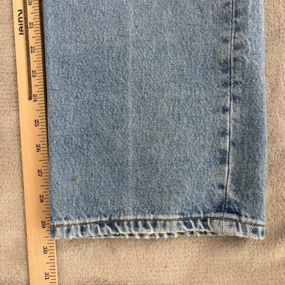 Vintage Levi's 501 Button Fly Denim Jeans Men 34x29.5 (Tag 36x30) Blue Fade Wash